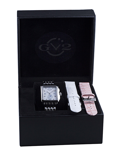 The GV2 Bari Full Package, Including Interchangeable Leather Straps